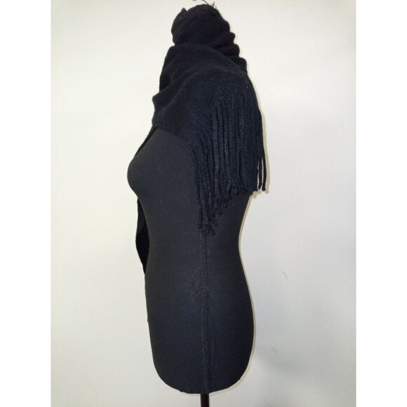 Bundle of 2 V. Fraas Black Red Pair of Scarves One Size - Picture 7 of 11